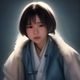 李晓玲资深编辑头像，知性短发女性，明亮灯光下认真审稿的状态